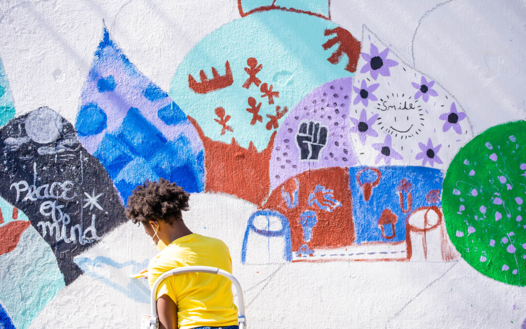 TOGETHER WE CONNECT: GRATITUDE  MURAL